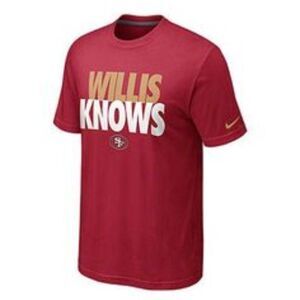 Nike 49ers NFL Hall of Fame Patrick Willis Knows Shirt